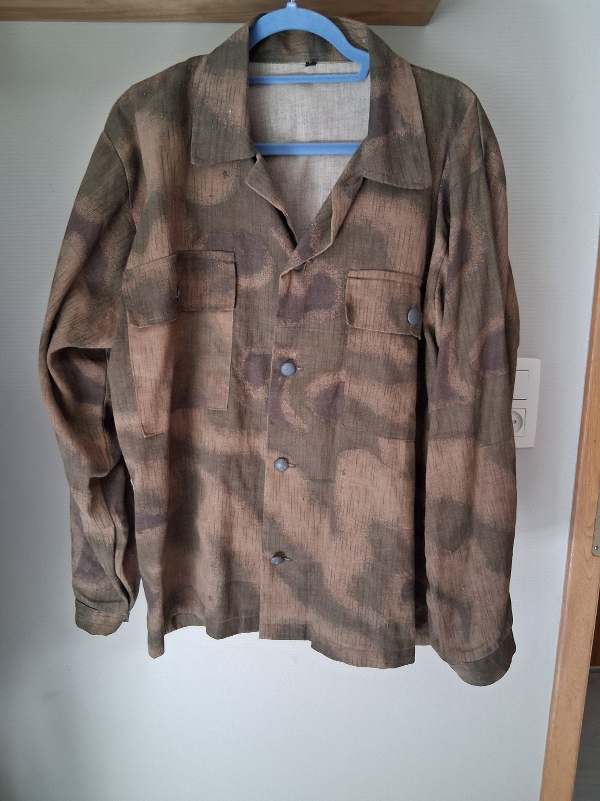 Blouson allemand M44 Tarnfeldbluse Sumptarn (repro), Enlèvement ou Envoi