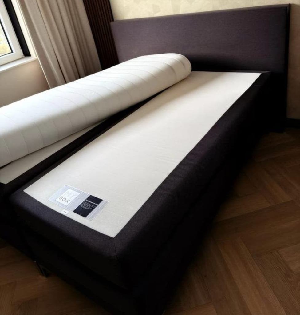 Bezorging is mogelijk 160x200 inzgs complete boxspring bed, Huis en Inrichting, Slaapkamer | Boxsprings, Ophalen of Verzenden