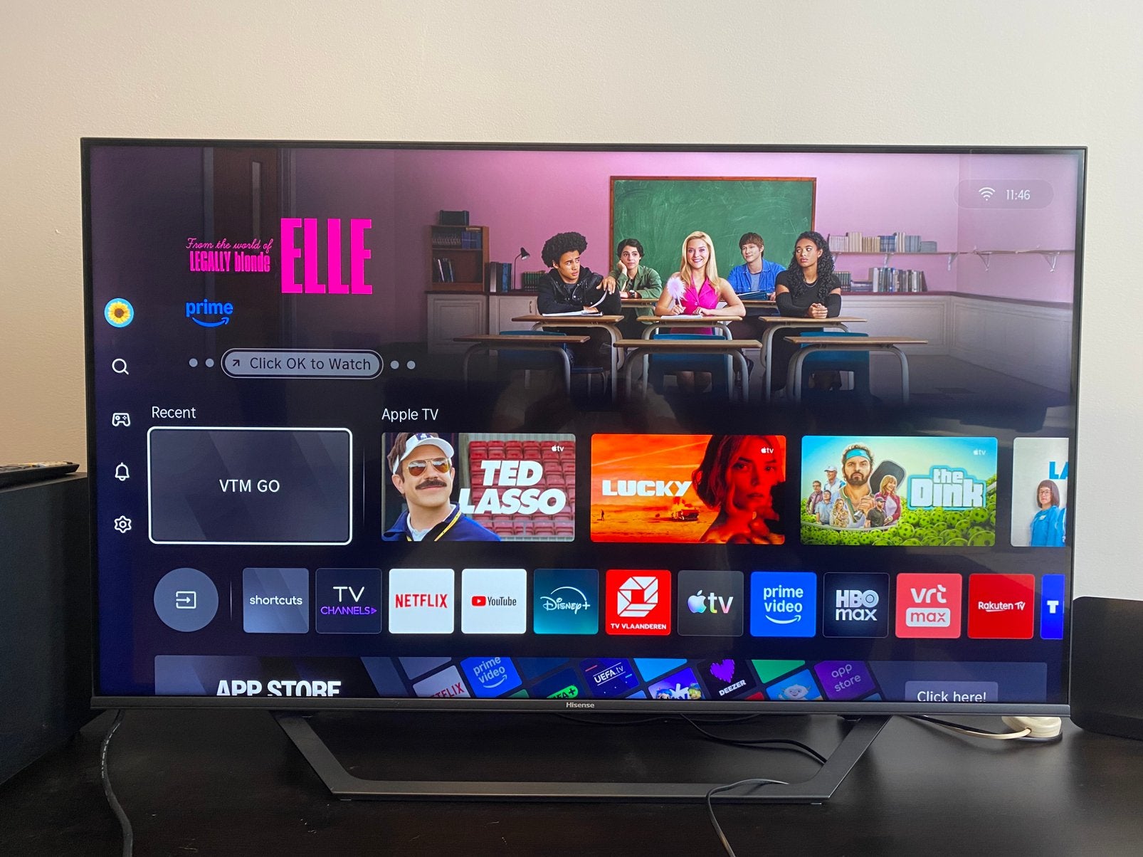 Hisense Qled Tv, Audio, Tv en Foto, Televisies, Ophalen, Zo goed als nieuw, QLED