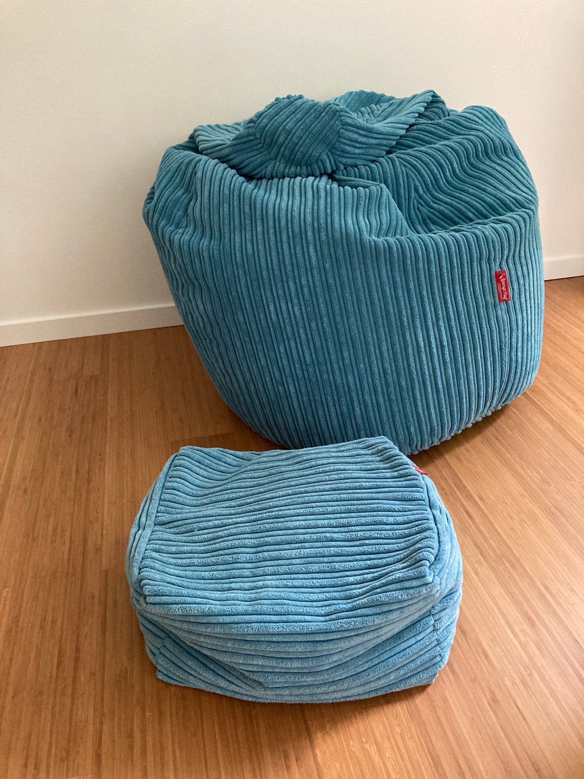 Pouf avec repose-pieds, Enlèvement, Comme neuf, Pouf
