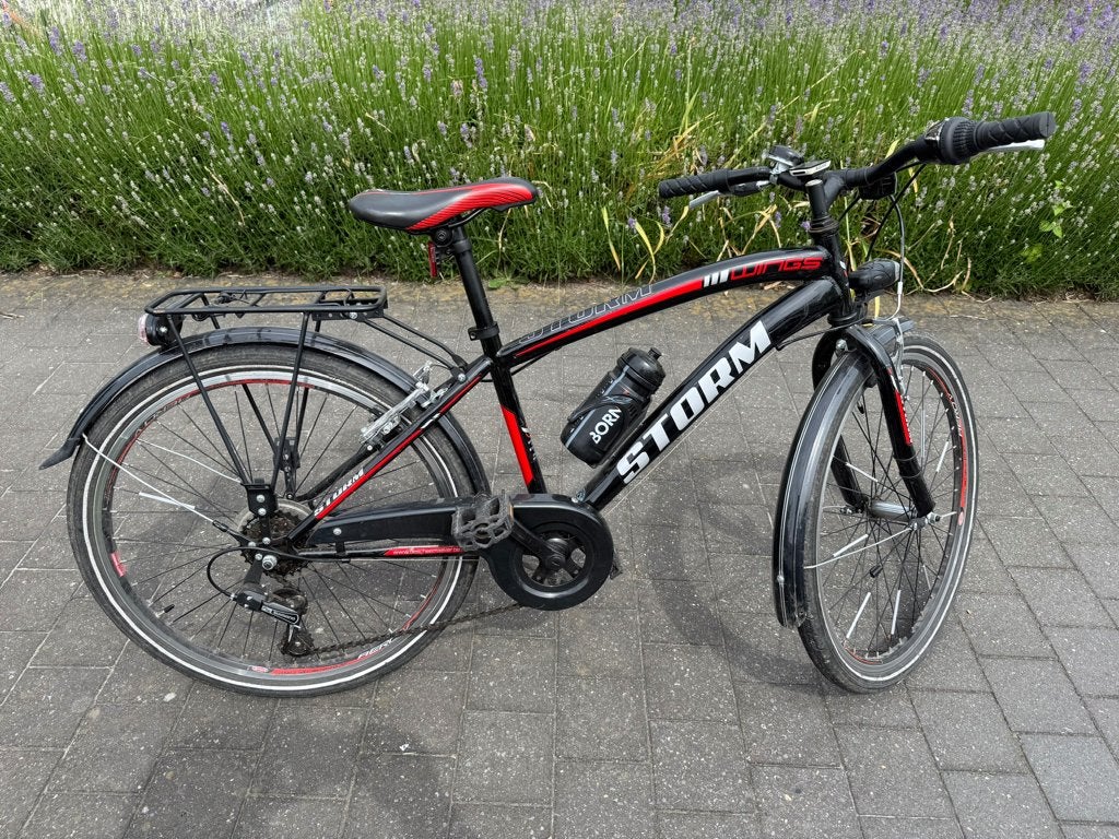 Fiets 24inch merk Storm, Fietsen en Brommers, Velgrem, Versnellingen, Ophalen, Overige merken