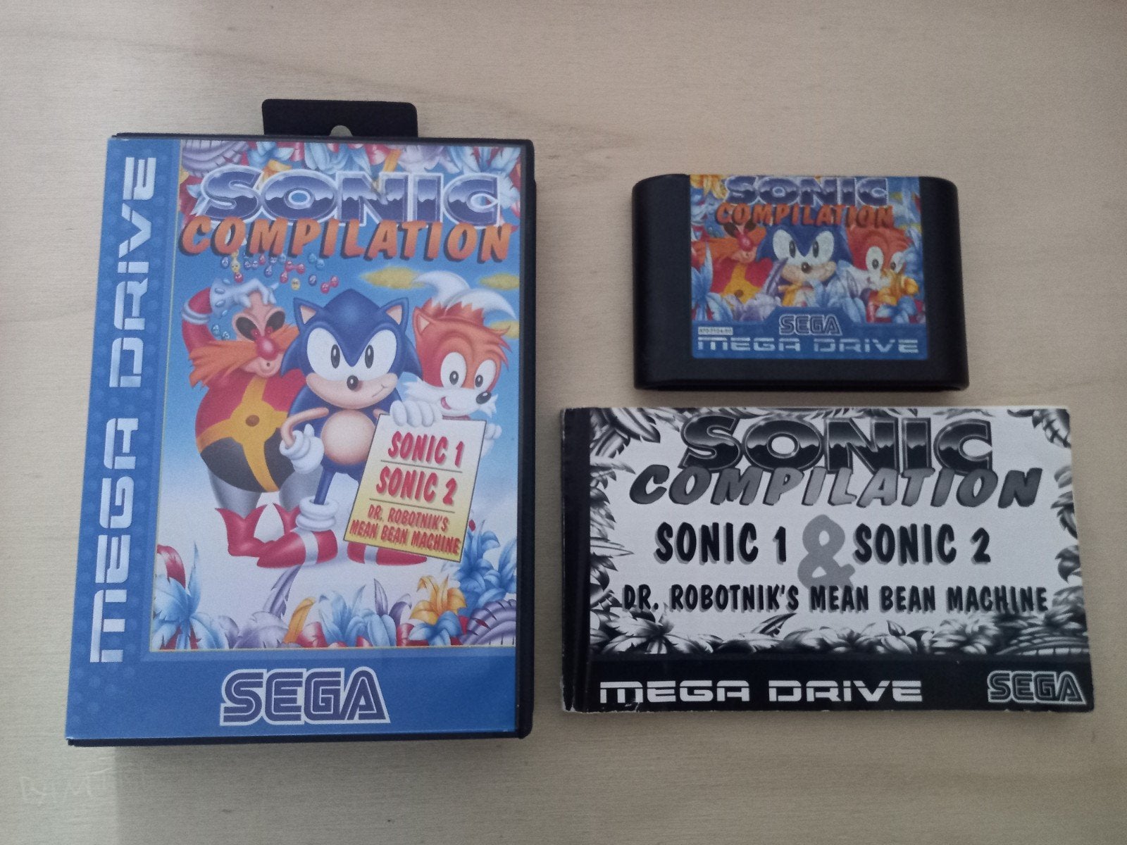 SEGA Mega Drive - Sonic Complination compleet, Avontuur en Actie, 2 spelers, Ophalen of Verzenden, Vanaf 3 jaar