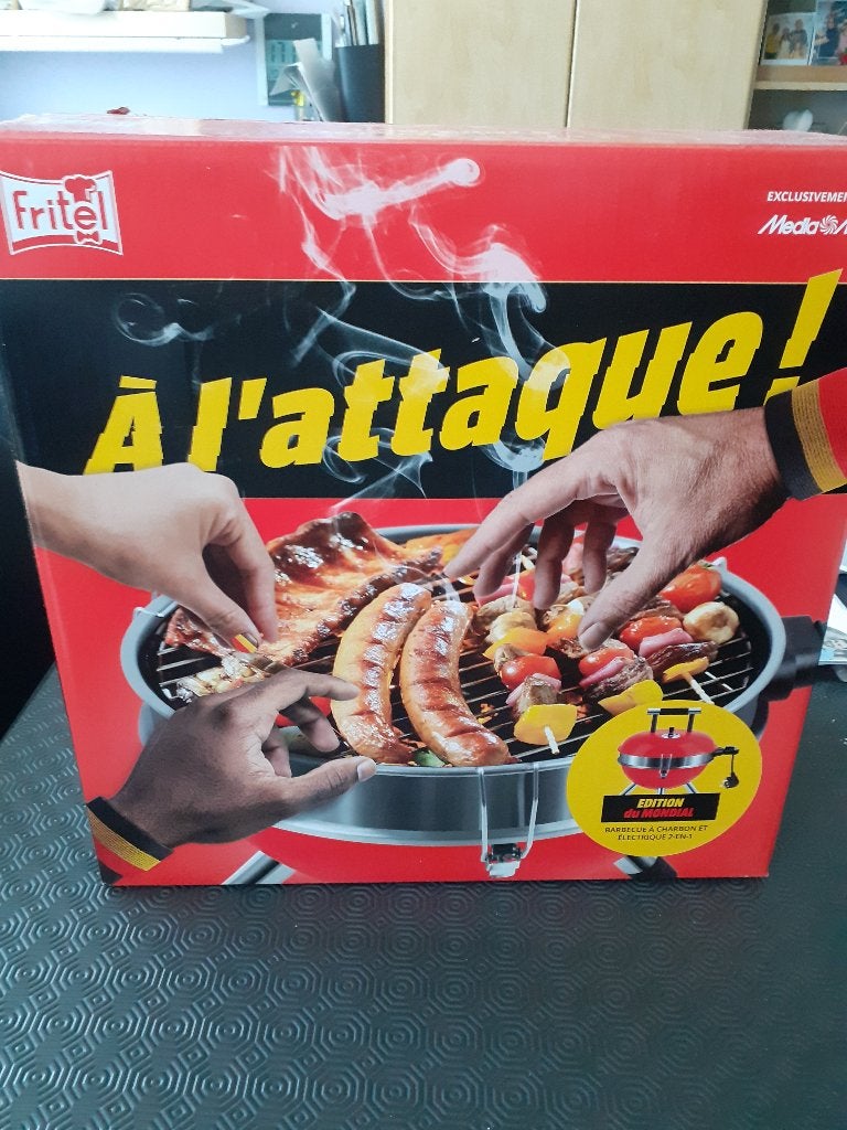 Barbecue Fritel Edition Spéciale Coupe du Monde, Jardin & Terrasse, Barbecues électriques, Enlèvement, Neuf, FRITEL