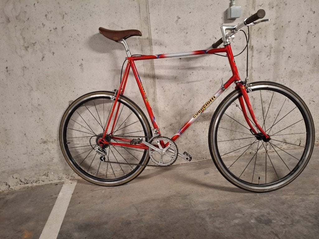 Fiets met retro elementen, Fietsen en Brommers, Velgrem, Versnellingen, Zo goed als nieuw, 61 tot 65 cm