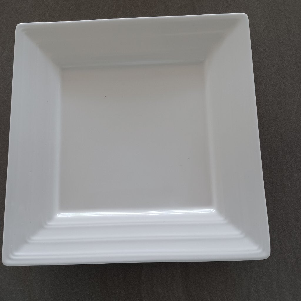 witte borden (6+6), Ophalen of Verzenden, Porselein, Bord(en)