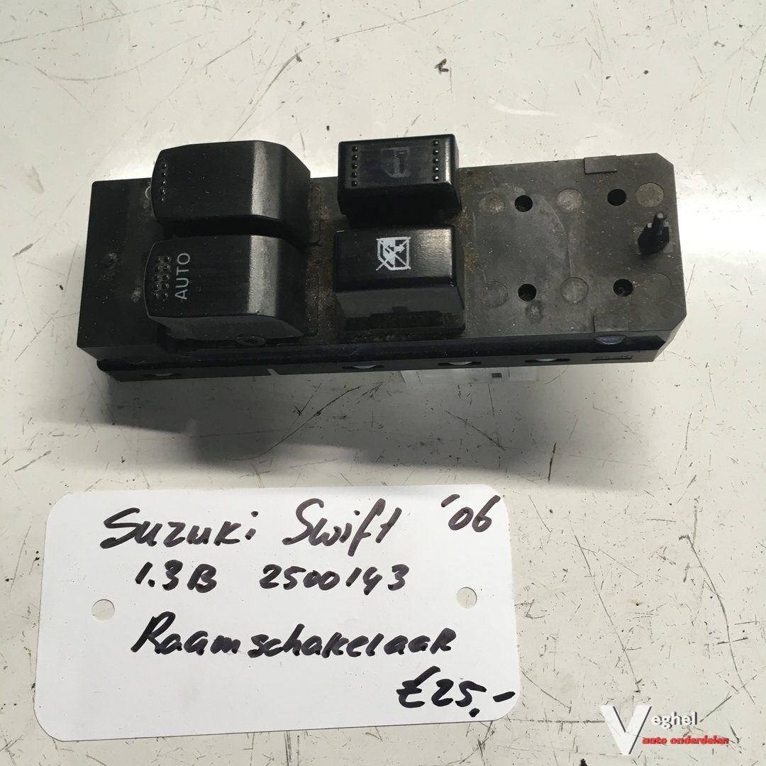 Suzuki Swift 1.3 Benzine 2006 2500143  Raamschakelaar Linksv, -, Utilisé, -, -