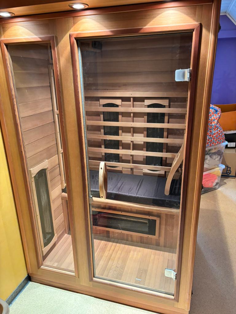 Infraroodcabine, Ophalen, Zo goed als nieuw, Infrarood, Complete sauna