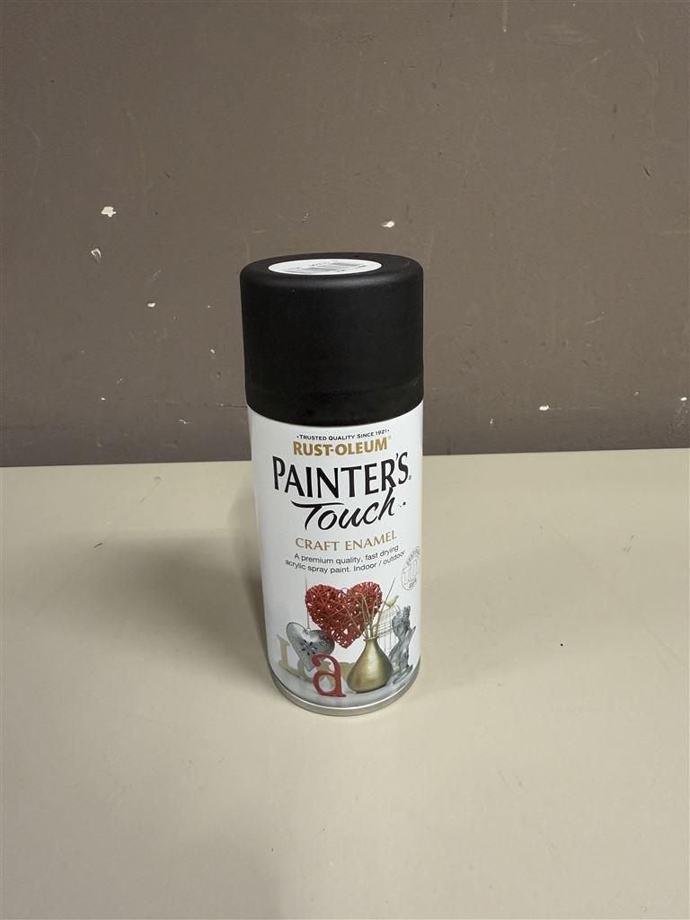 Rust-Oleum Painter\'s Touch Craft Enamel Spray Paint Mat Zwa, Enlèvement ou Envoi, Neuf, Noir
