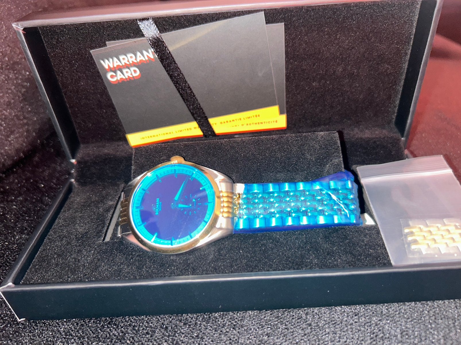 Solmani limmited edition horloge, Handtassen en Accessoires, Horloges | Heren, Ophalen of Verzenden, Zo goed als nieuw