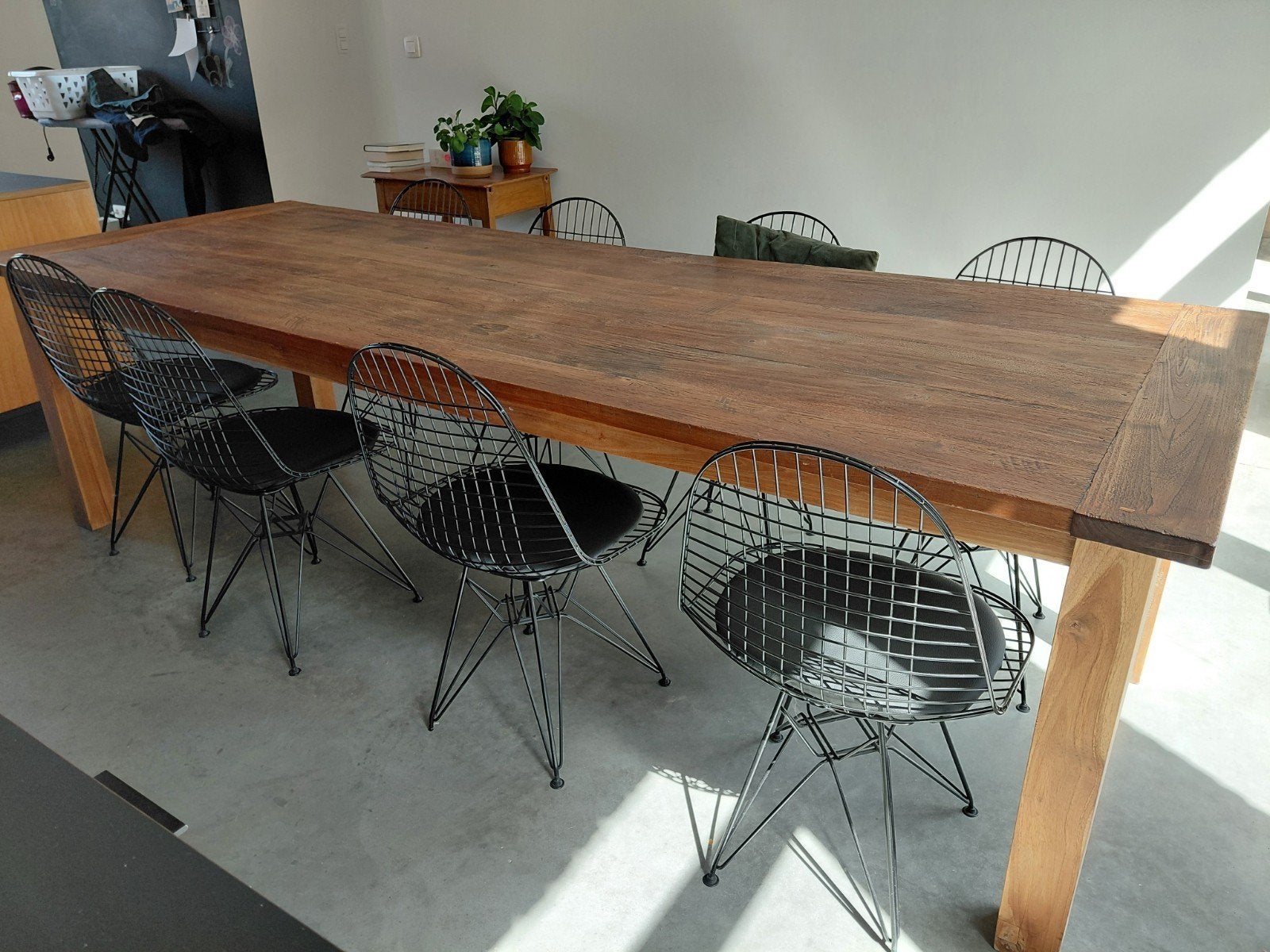 grote eettafel 280 cm, 100 à 150 cm, Enlèvement, Rectangulaire, 200 cm ou plus