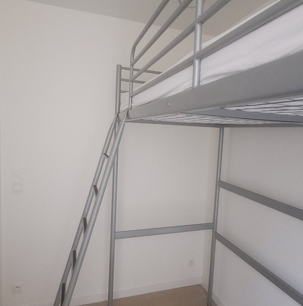 Hoogslaper, Maison & Meubles, Chambre à coucher | Lits superposés & Lits mezzanines, 90 cm, Une personne, Enlèvement, Utilisé
