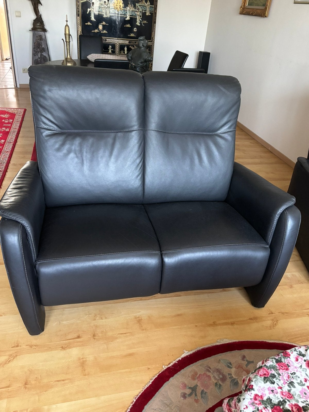 Tweepersoonszetel + relax zetel, Ophalen, Gebruikt, Minder dan 75 cm, Tweepersoons