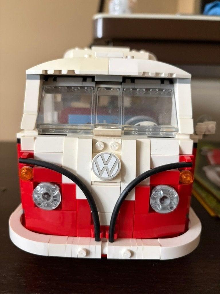 LEGO 10220 Volkswagen T1 Camper Van — compleet, Kinderen en Baby's, Gebruikt, Lego, Ophalen of Verzenden, Compleet