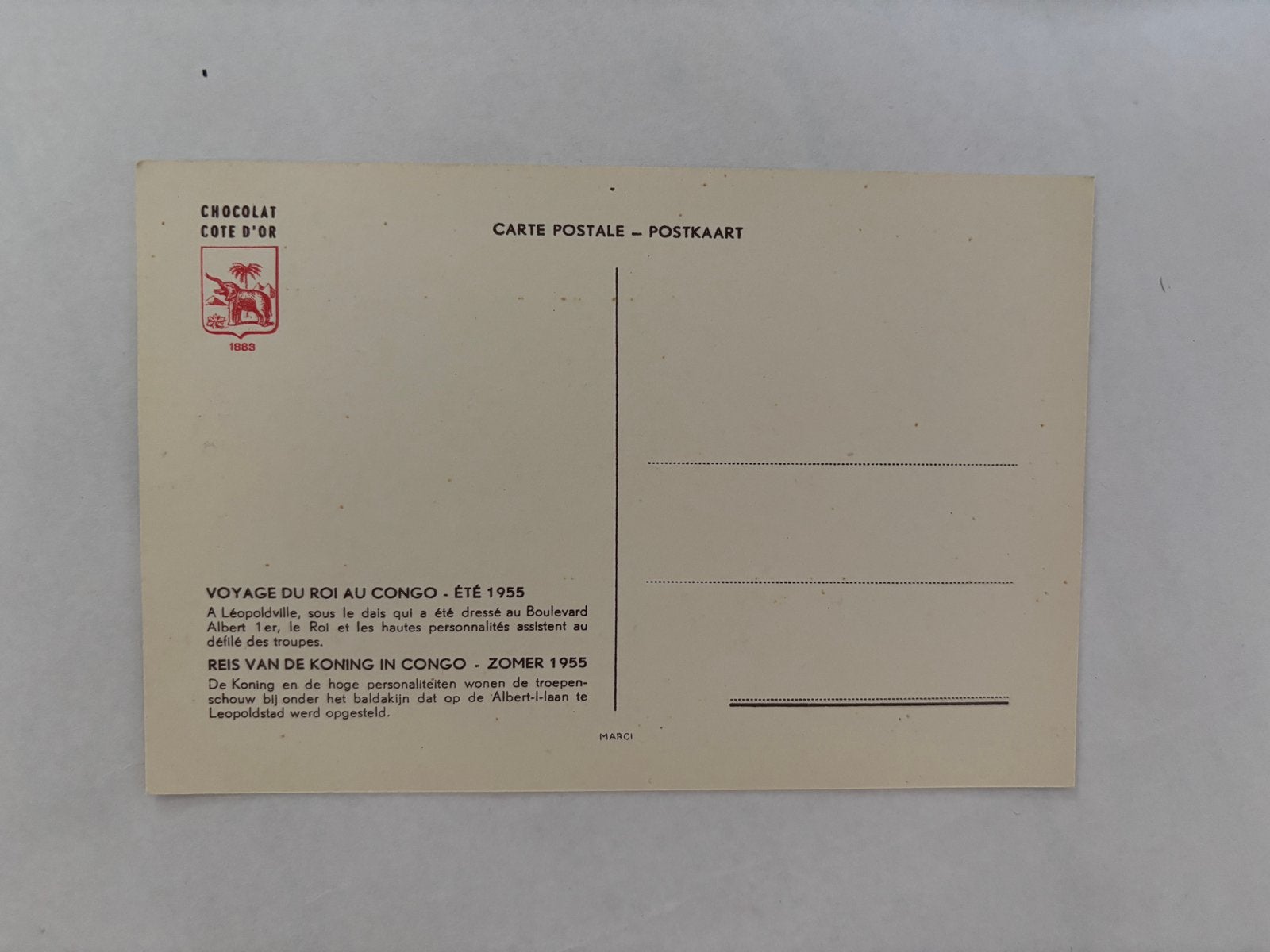 Koloniale postkaarsten Cote D’or, Verzenden, Foto, Buitenland, Zo goed als nieuw