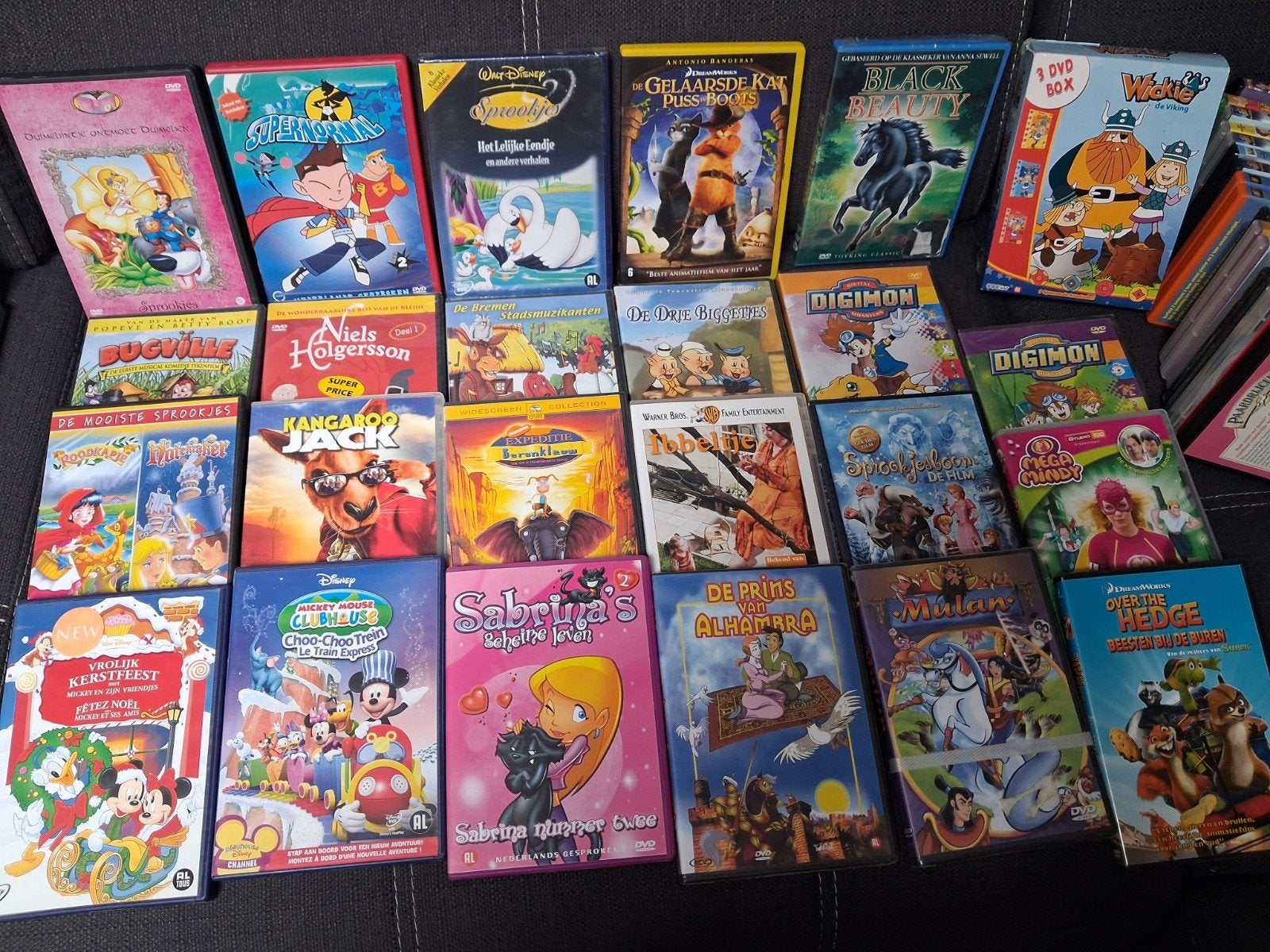 Pakket van 60 leuke kinder dvd's, Cd's en Dvd's, VHS | Kinderen en Jeugd, Ophalen of Verzenden