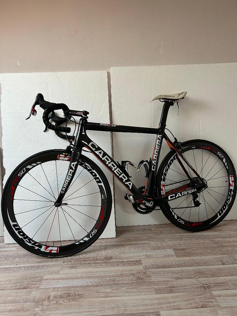 Carrera Erakle TS Full Carbon – SRAM Red – Vision TC50, Enlèvement, Comme neuf, 24 pouces ou plus, Carrera
