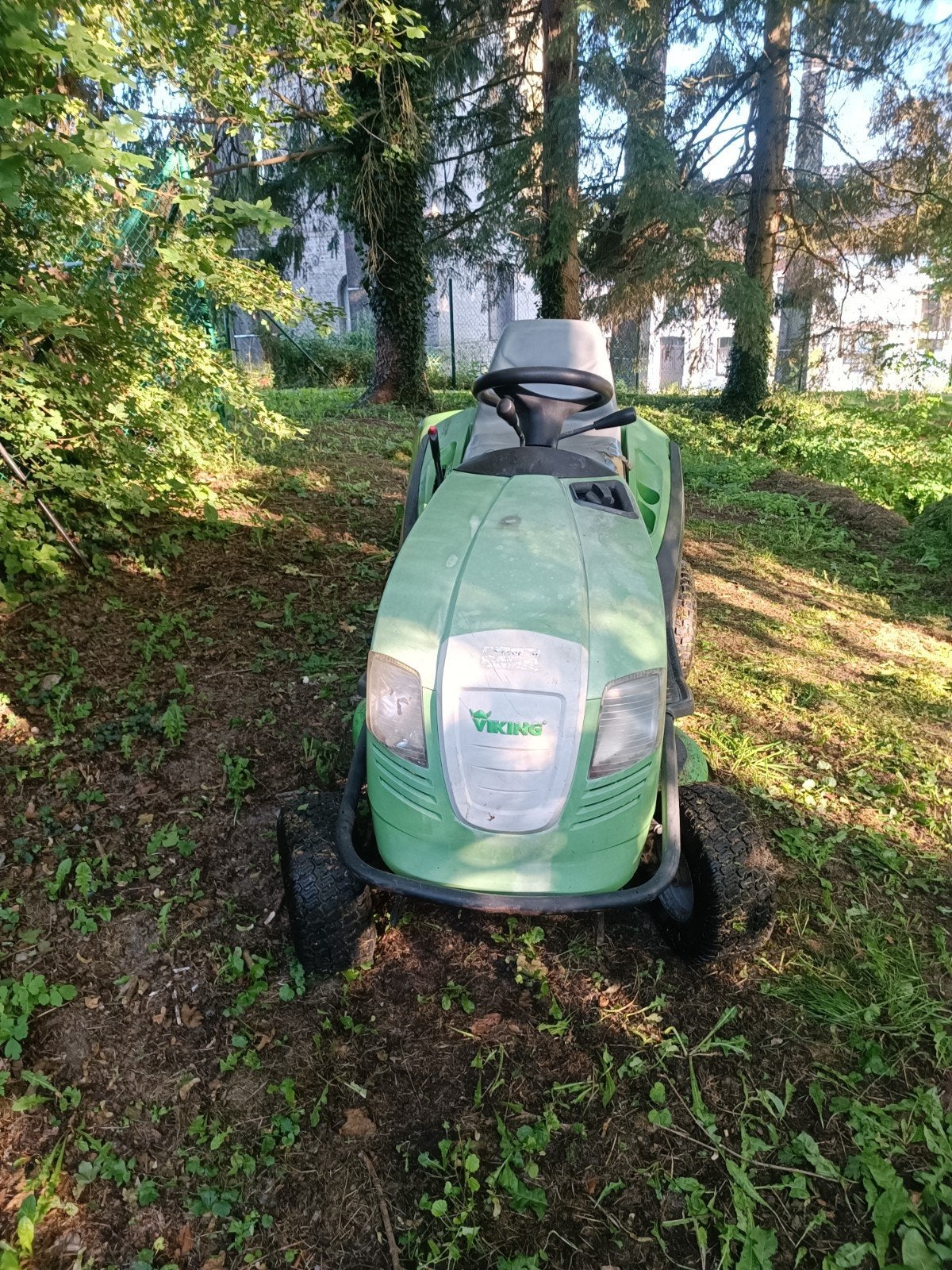 Viking gazontractor, Ophalen, Viking, Gebruikt, Opvangbak