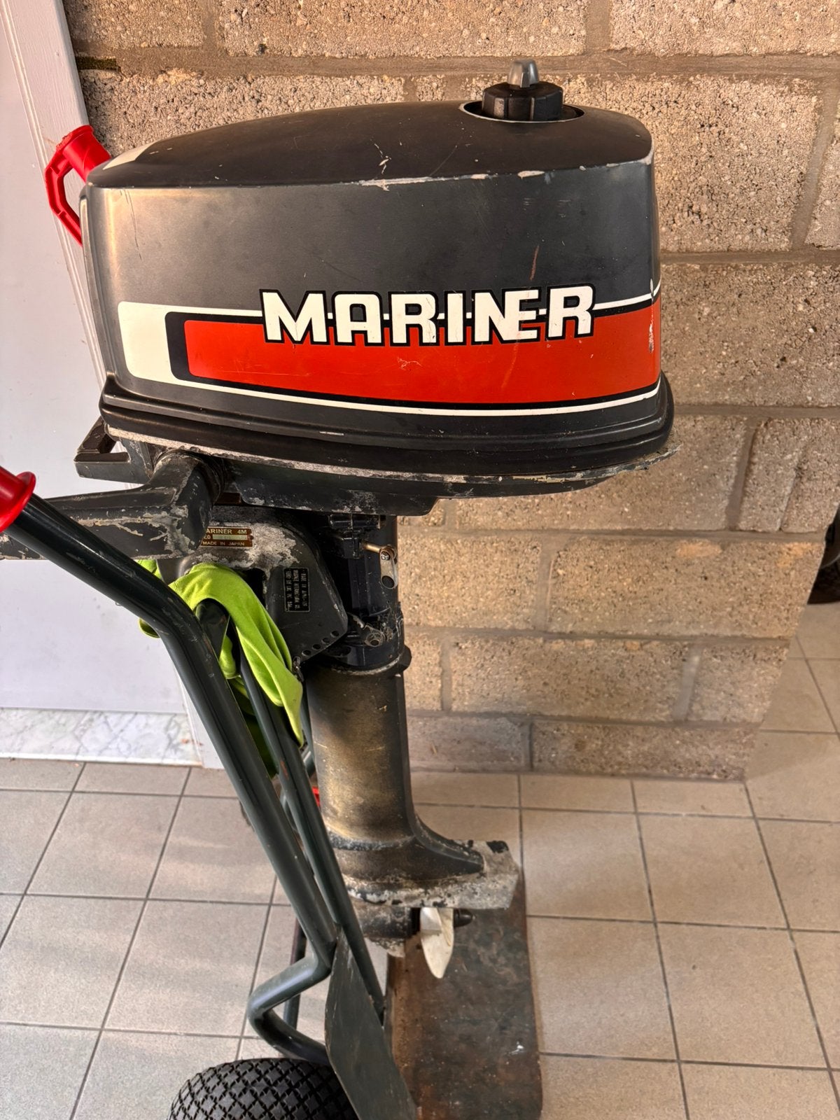 Mariner buitenboordmotor voor onderdelen, Watersport en Boten, Ophalen, Gebruikt, Minder dan 5 pk, Buitenboordmotor
