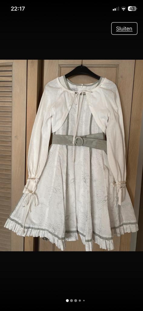 Communiekleedje Charlie, Kinderen en Baby's, Kinderkleding | Maat 128, Ophalen of Verzenden, Zo goed als nieuw