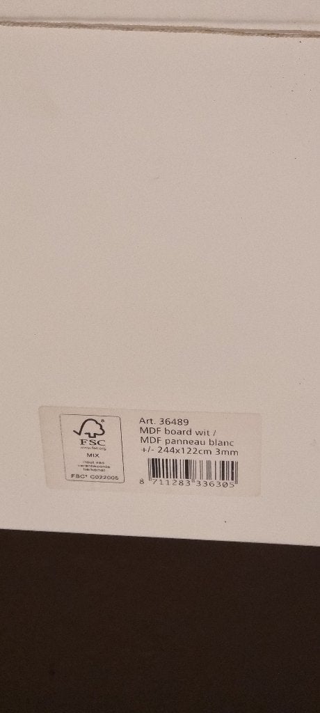 Panneaux Mdf, Enlèvement, Neuf, Autres matériaux, Moins de 20 mm