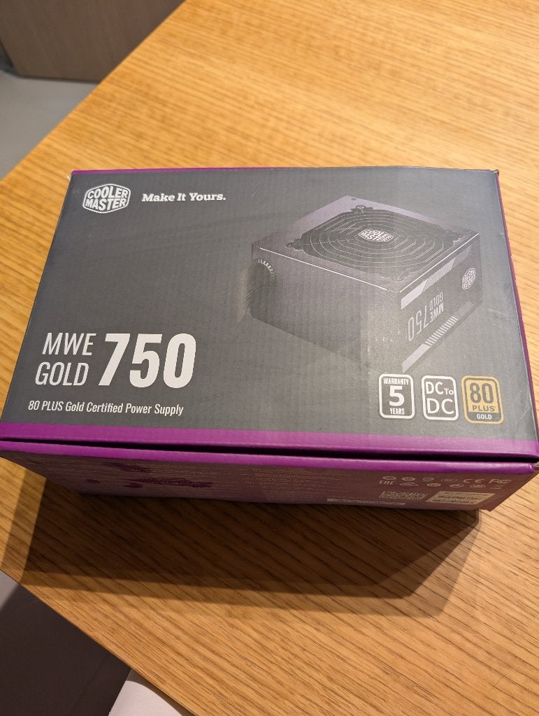 Alimentation Cooler Master 750W Gold, Ophalen, Gebruikt