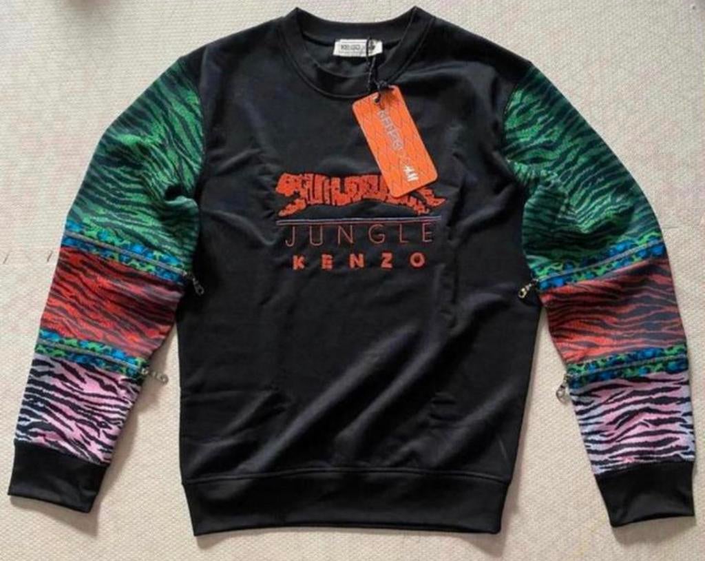 Kenzo x H&M limited edition trui met ritsen maat small, Ophalen of Verzenden, Nieuw, Maat 46 (S) of kleiner, Overige kleuren