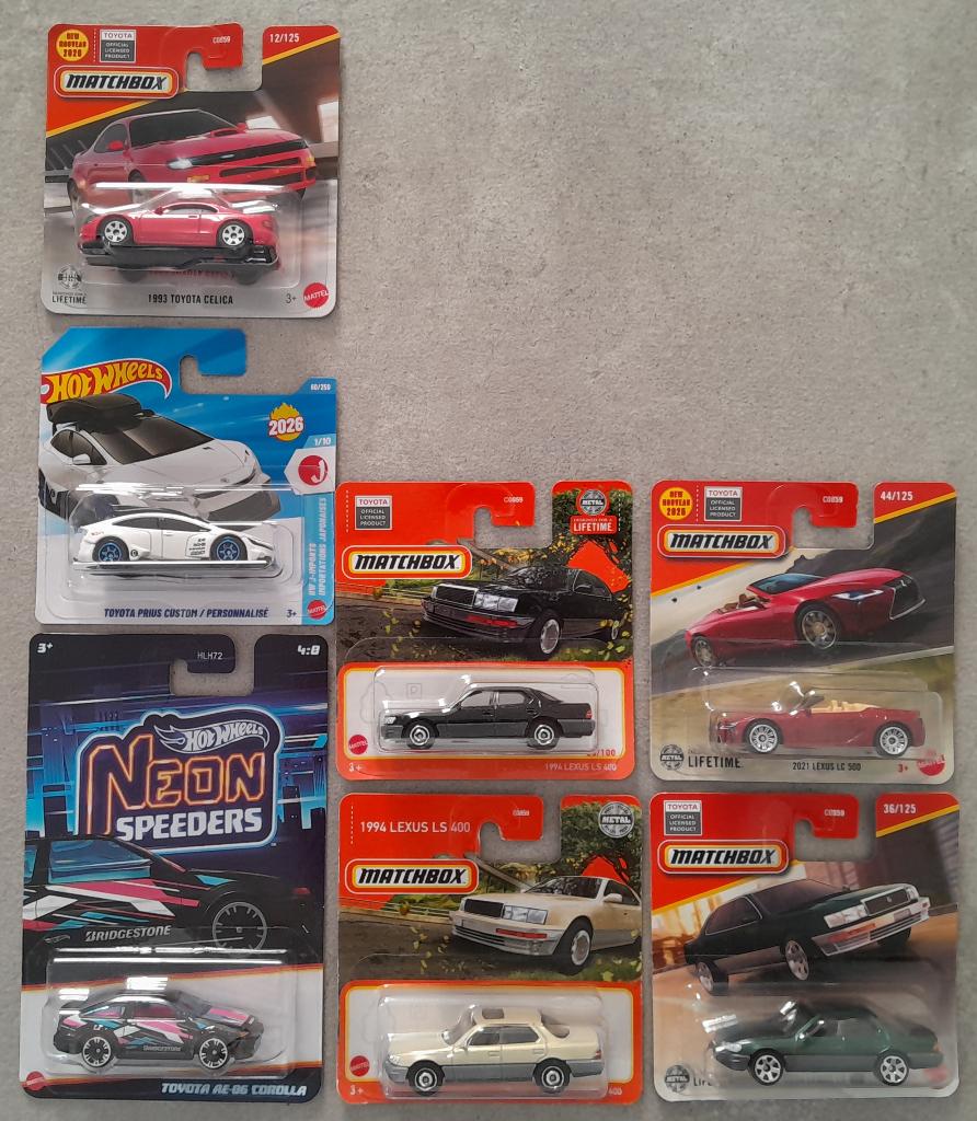 Toyota en Lexus - Hot Wheels en Matchbox, Ophalen of Verzenden, Nieuw