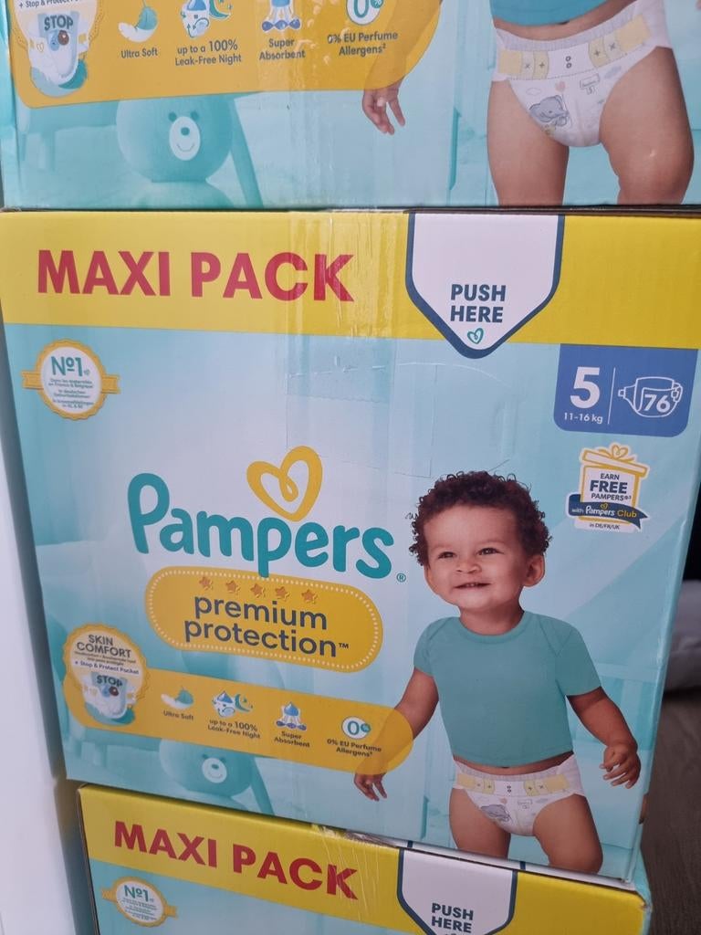 Pampers premium protection maat 5 - 250 stuks, Ophalen