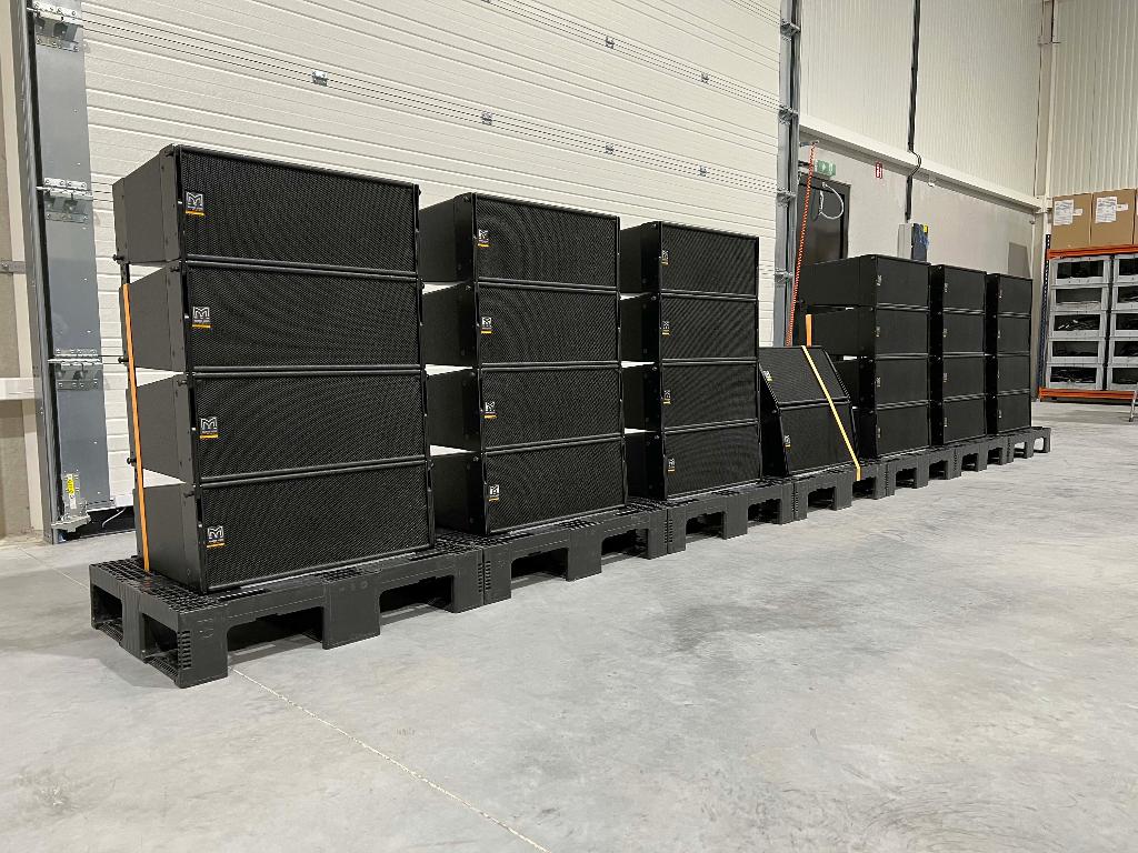 Martin Audio W8LMi 2x8"/2x1" line array (bi-amp!) (18x), Overige merken, Gebruikt, Ophalen of Verzenden, 120 watt of meer