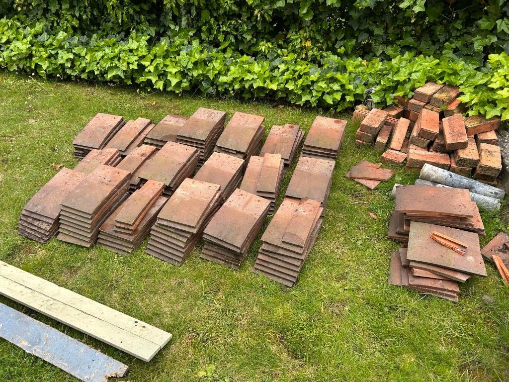 bakstenen schalies, Doe-het-zelf en Bouw, Metselstenen, Ophalen, Gebruikt, Bakstenen