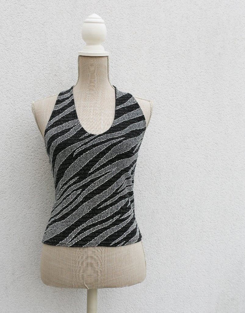 Schattige glanzende top TU, Kleding | Dames, Ophalen of Verzenden, Zo goed als nieuw, Maat 38/40 (M), Zwart