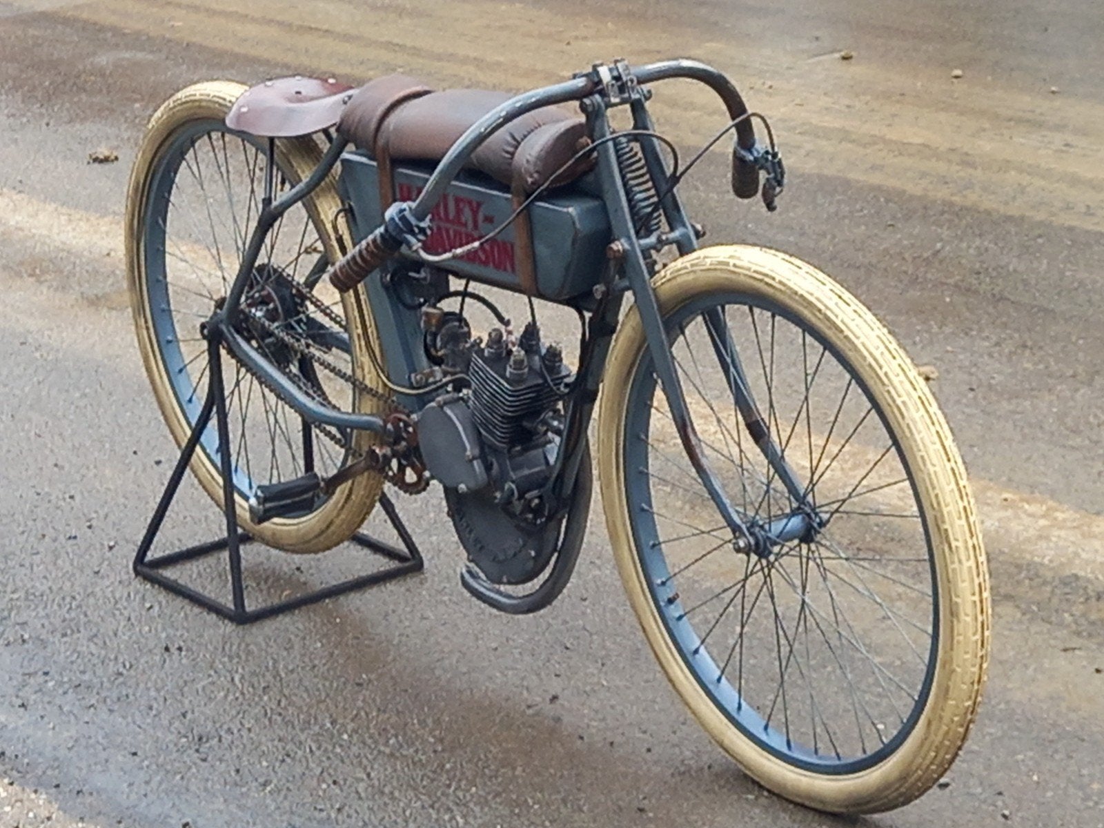 Replica van de Indiase Merkel Cyclone Pope van Harley, Ophalen