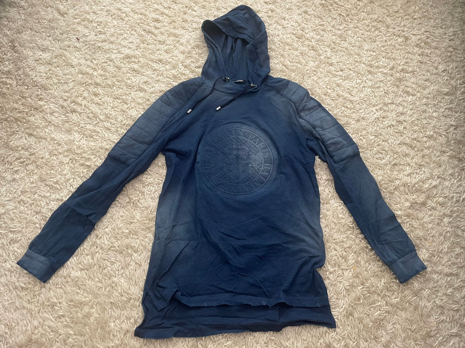 Balmain trui, Verzenden, Zo goed als nieuw, Maat 34 (XS) of kleiner, Blauw