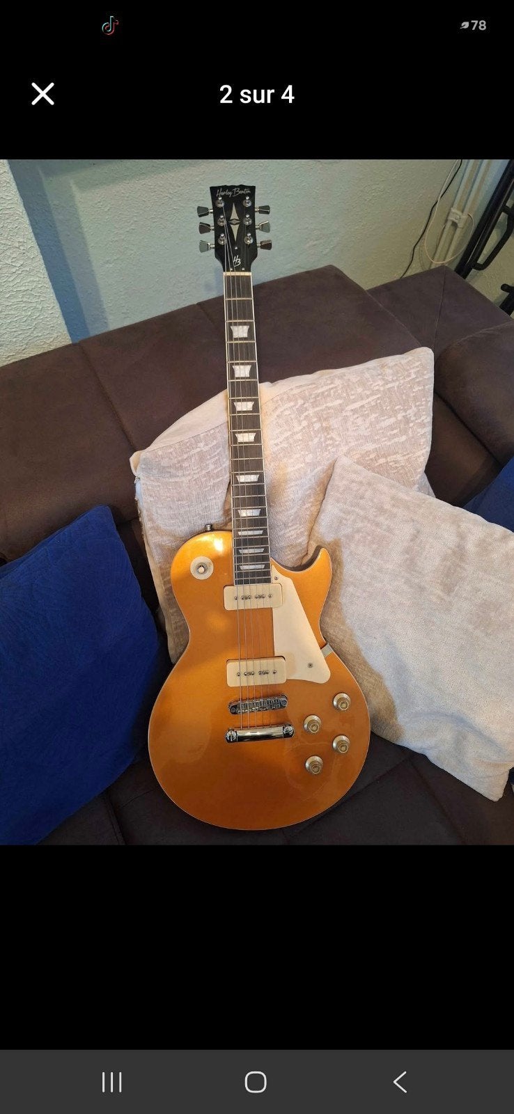 guitare harley benton sc -450, Ophalen, Zo goed als nieuw, Overige merken