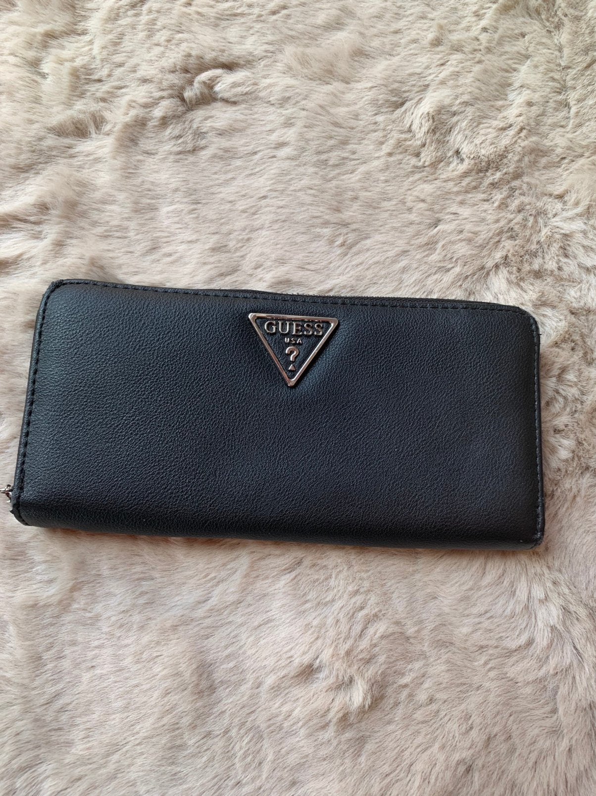 Guess handtas + portefeuille, Ophalen, Gebruikt, Zwart, Handtas