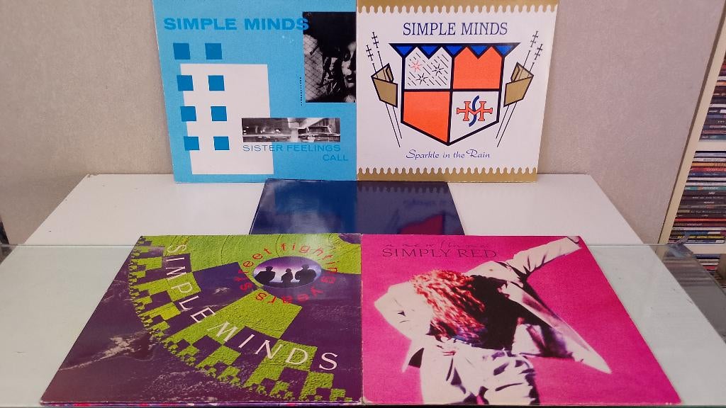 5 Simple Minds & Simple red LP'S, Enlèvement ou Envoi, Utilisé, New wave, LP