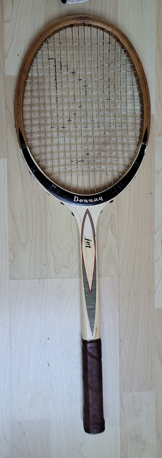 Donnay tennisracket uit de jaren 70, Sport en Fitness, Ophalen, Gebruikt, Racket, Overige merken