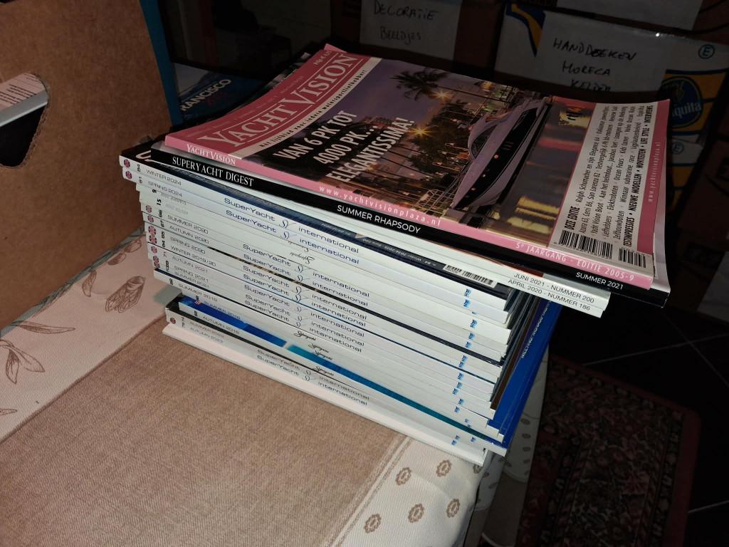 tijdschriften Superyachts, Boeken, Ophalen of Verzenden