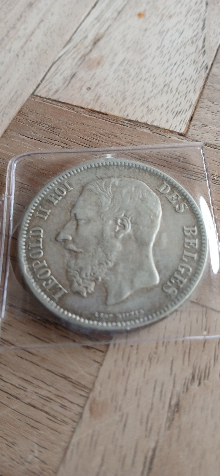 Belgium – 5 Francs 1872 – Leopold II,, Enlèvement ou Envoi, Utilisé