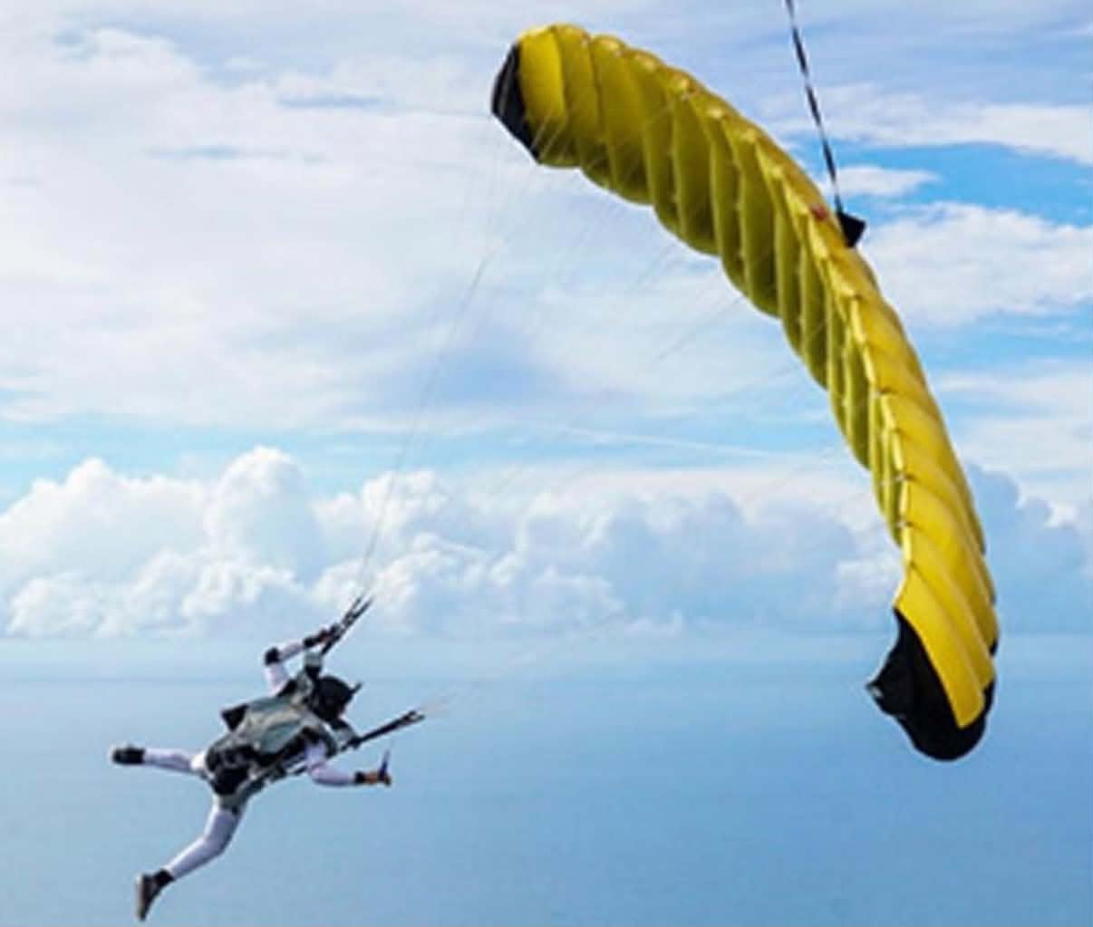 Parachuteszeil 2024, Sport en Fitness, Ophalen, Zo goed als nieuw