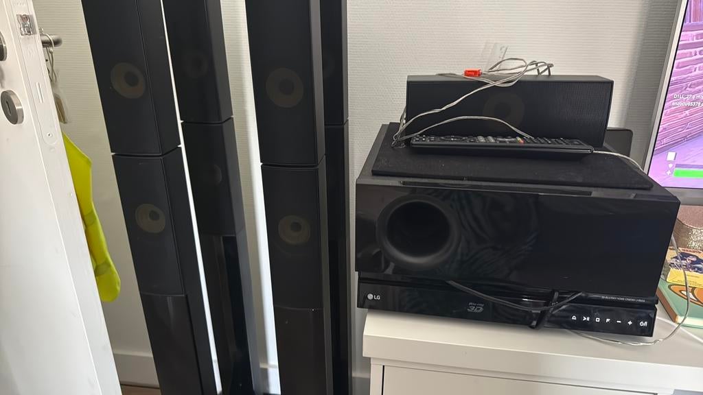 LG 3D Blu-Ray home cinema LHB655, TV, Hi-fi & Vidéo, Enlèvement, Utilisé, Ensemble surround complet, Autres marques