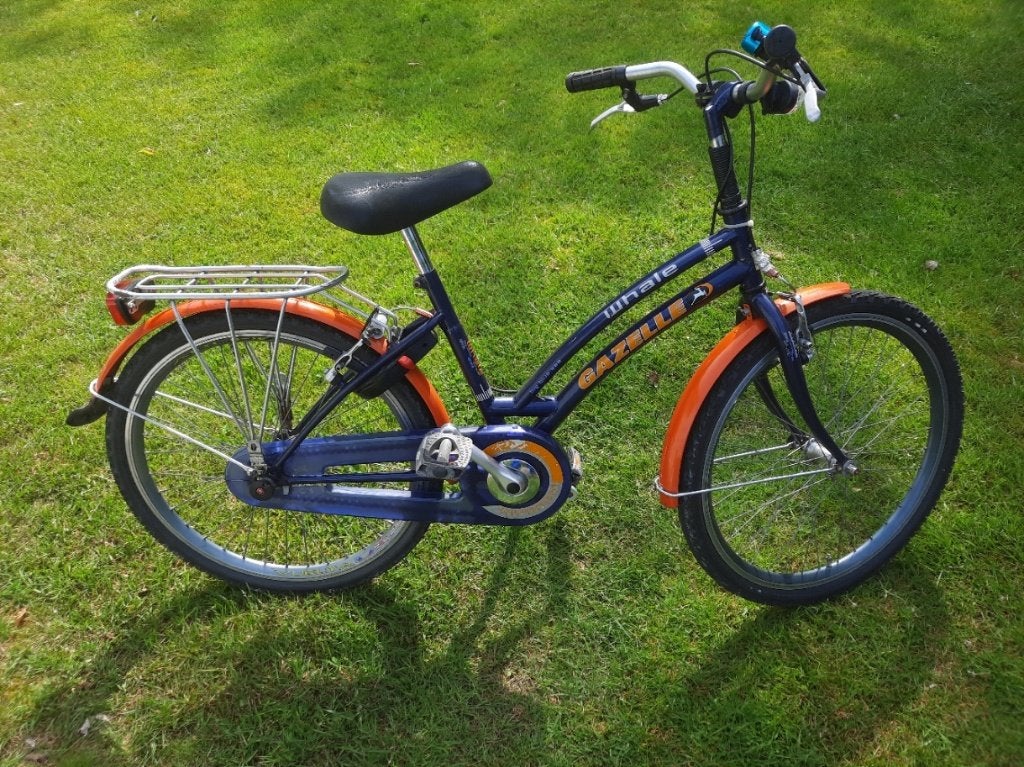 Degelijke Kinderfiets - Gazelle - Whale, Enlèvement ou Envoi, Frein à rétropédalage, 16 à 20 pouces, Utilisé