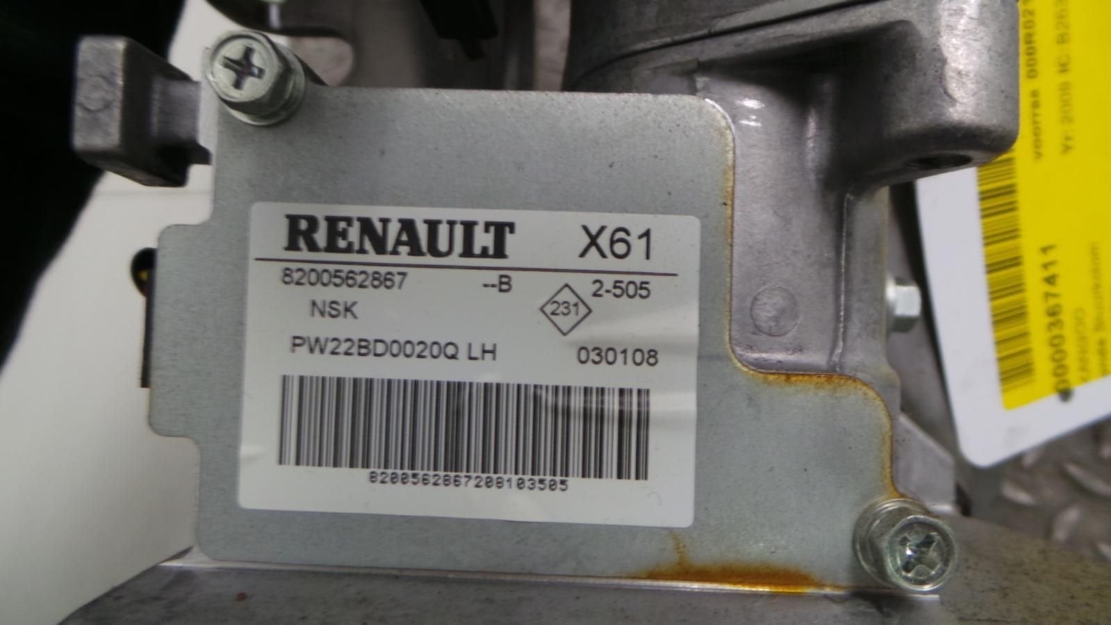RENAULT KANGOO STUURKOLOM 2009, Auto-onderdelen, Ophalen of Verzenden, Gebruikt, Stiba lid