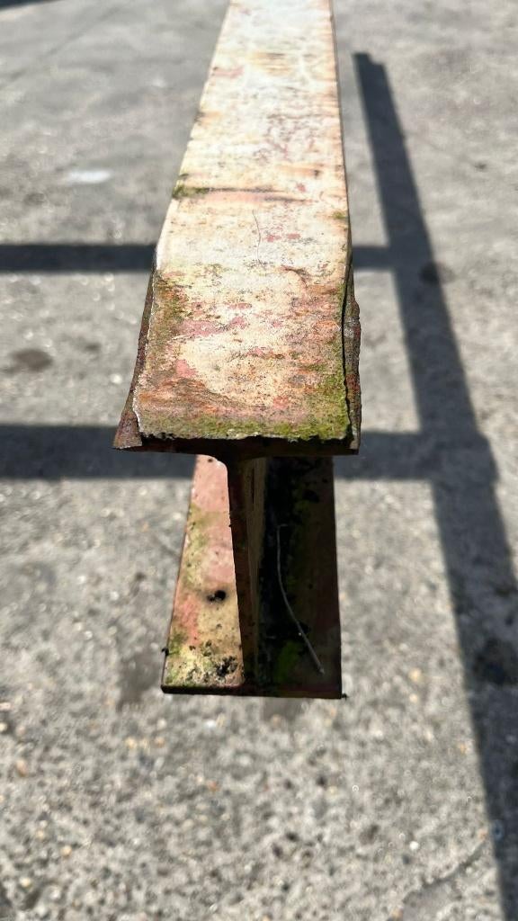 Stalen H-balk 420 cm x 14 cm x 7 cm, Doe-het-zelf en Bouw, Metalen, Gebruikt, IJzer, Ophalen