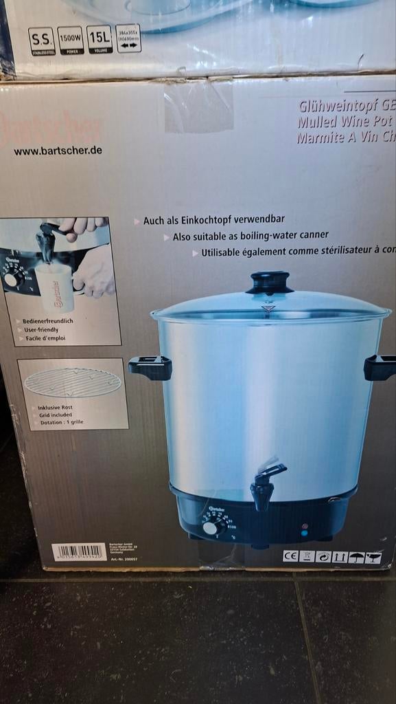 Glühwein ketel, Elektronische apparatuur, Thuistapinstallaties, Ophalen
