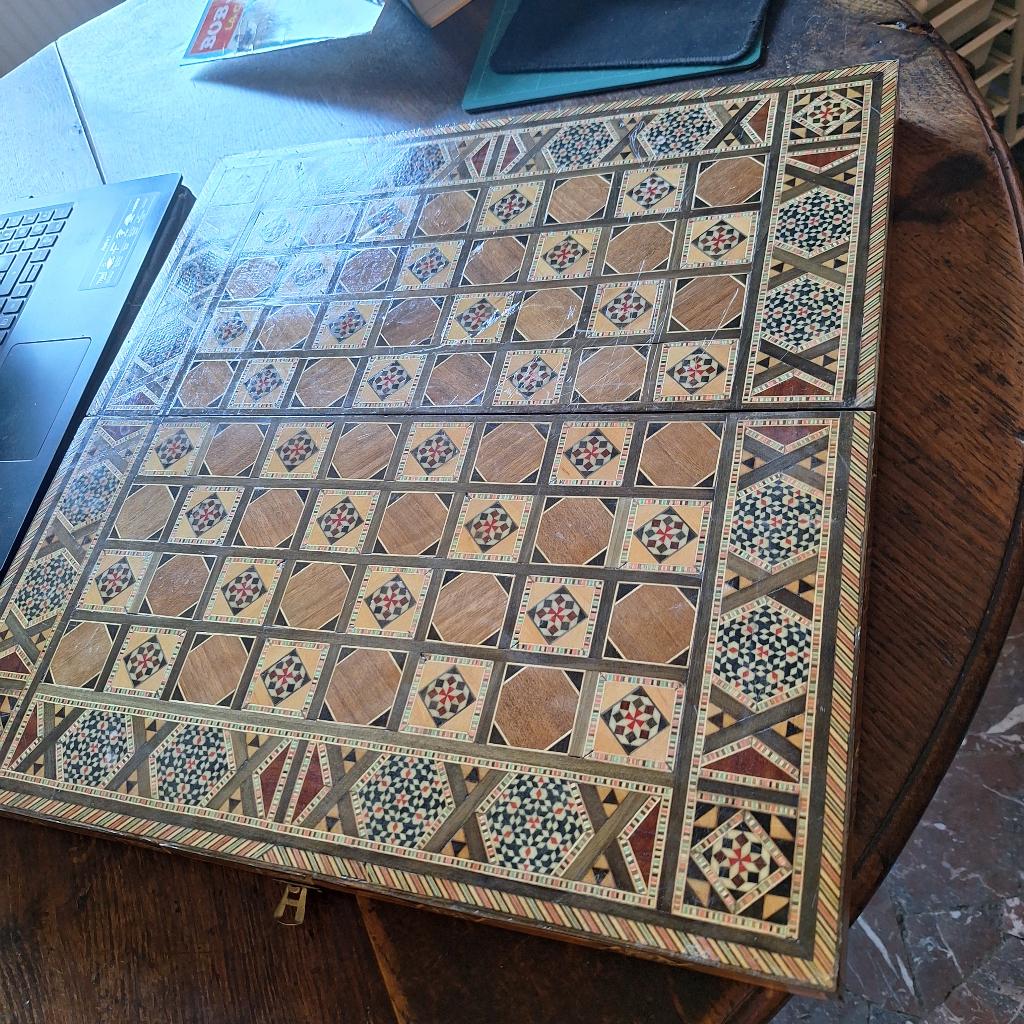jeu echec 48cm artisanal tunisie, 1 ou 2 joueurs, Envoi, Utilisé, Autre