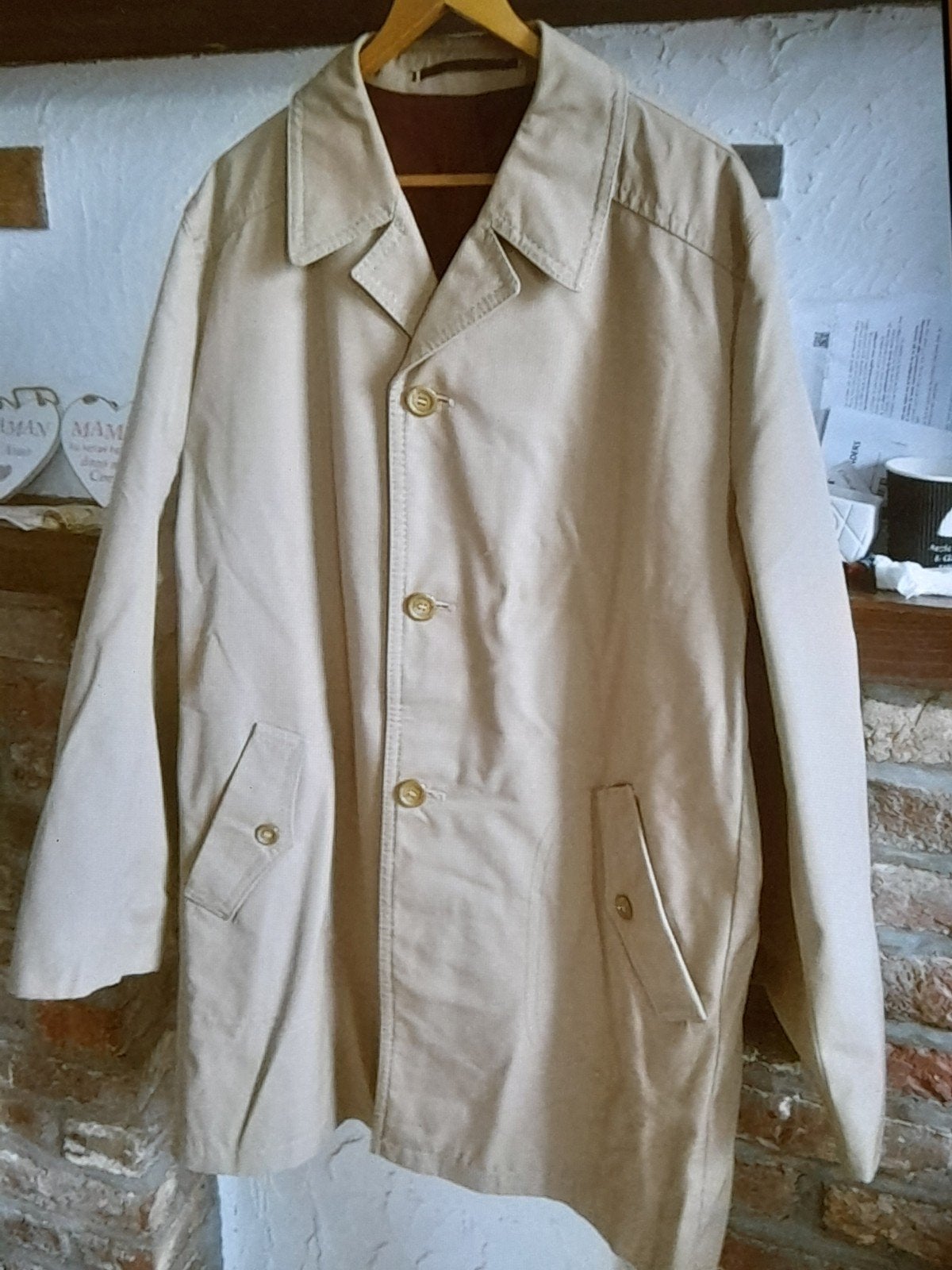 Gabardine/régents camel kleur maat L/XL, Ophalen of Verzenden