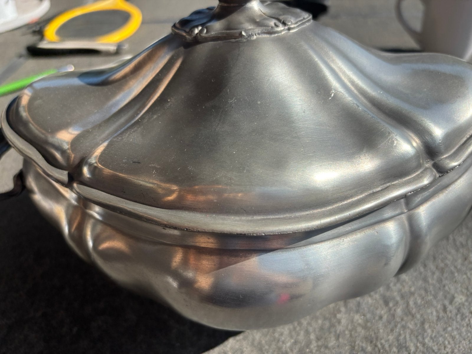 Tinnen pot, Antiek en Kunst, Ophalen