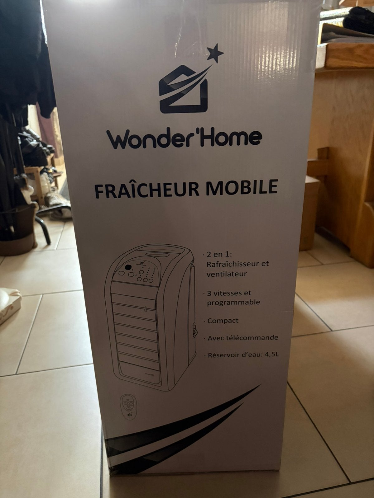 Fraîcheur mobile, Electroménager, Climatiseurs, Enlèvement ou Envoi, Comme neuf, Télécommande