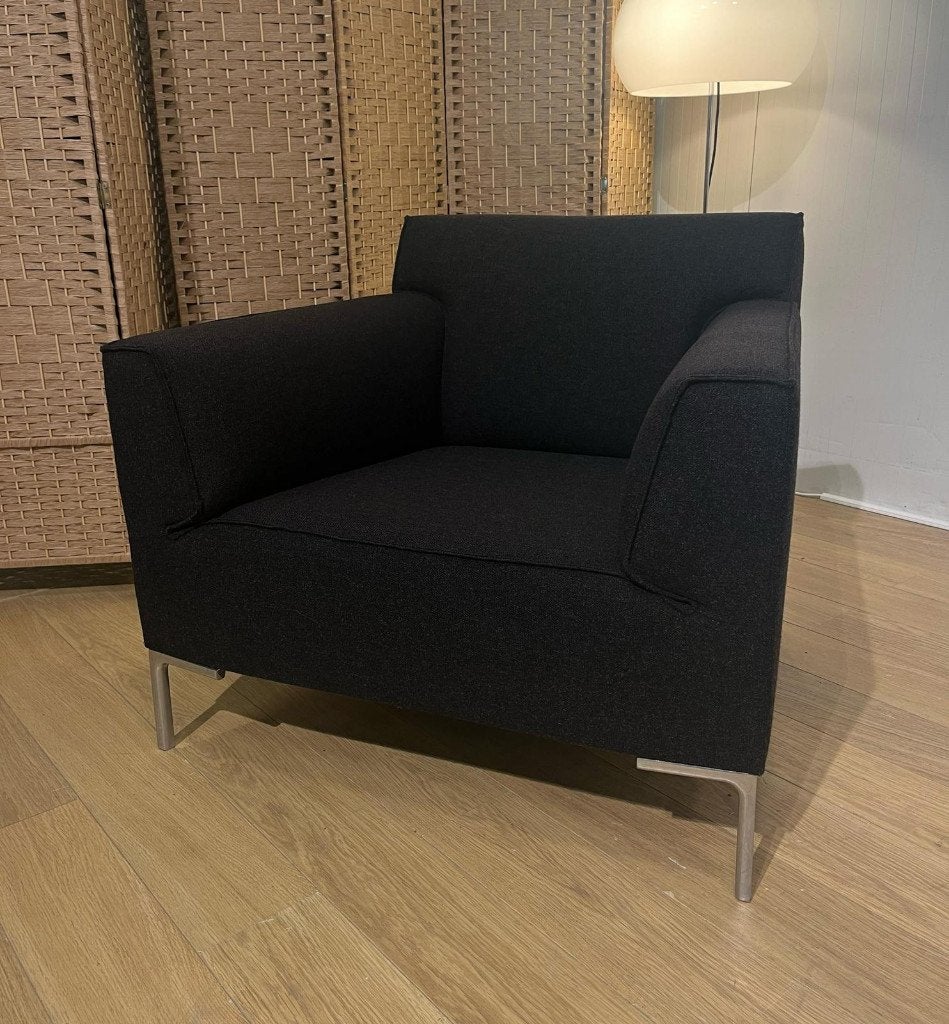 ÉTAT NEUF Design on Stock Bloq fauteuil en laine Ploeg, Maison & Meubles, Fauteuils, 75 à 100 cm, Enlèvement ou Envoi, Comme neuf